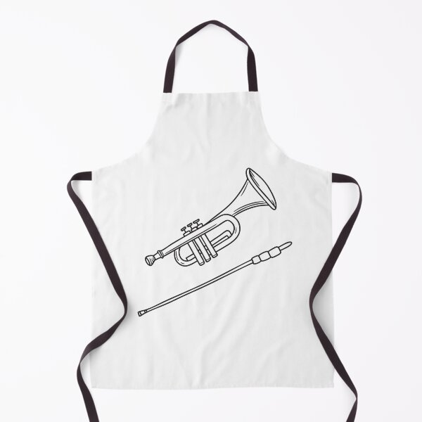 Item preview, Trumpet Beside Conductor Baton designed and sold by rasagamastore.