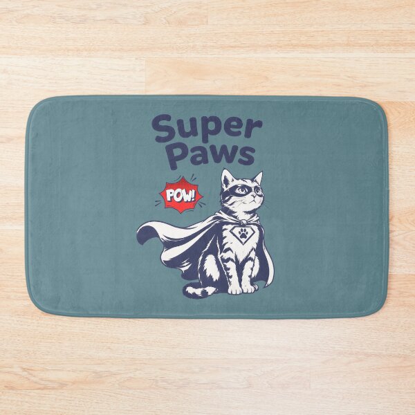 Item preview, Super Paws Superhero Cat Cute  designed and sold by MadeBySidney.