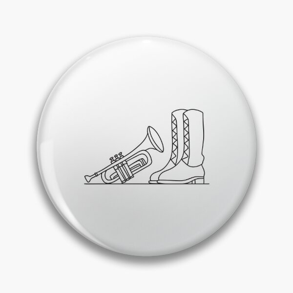 Item preview, Trumpet Near Marching Band Boots designed and sold by rasagamastore.