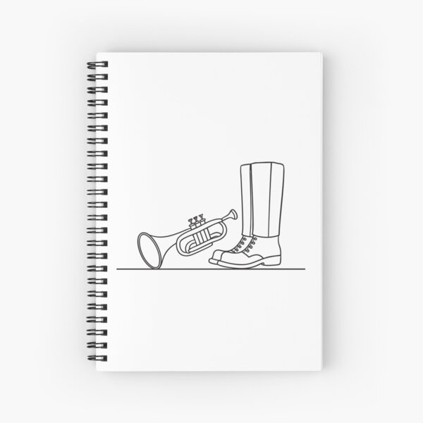 Item preview, Trumpet Beside Marching Boots designed and sold by rasagamastore.