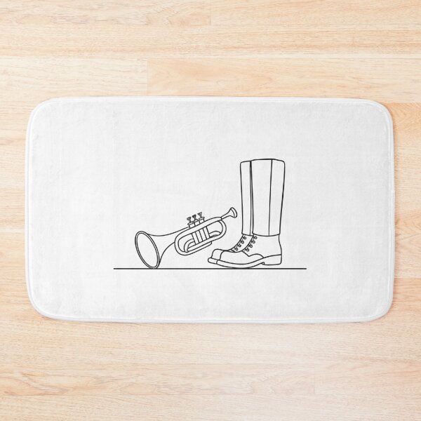 Item preview, Trumpet Beside Marching Boots designed and sold by rasagamastore.