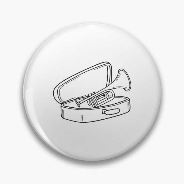 Item preview, Trumpet Inside Open Instrument Case designed and sold by rasagamastore.