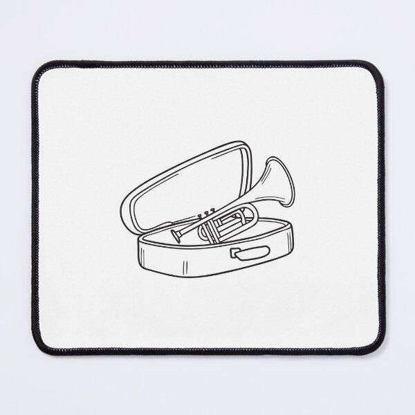 Item preview, Trumpet Inside Open Instrument Case designed and sold by rasagamastore.