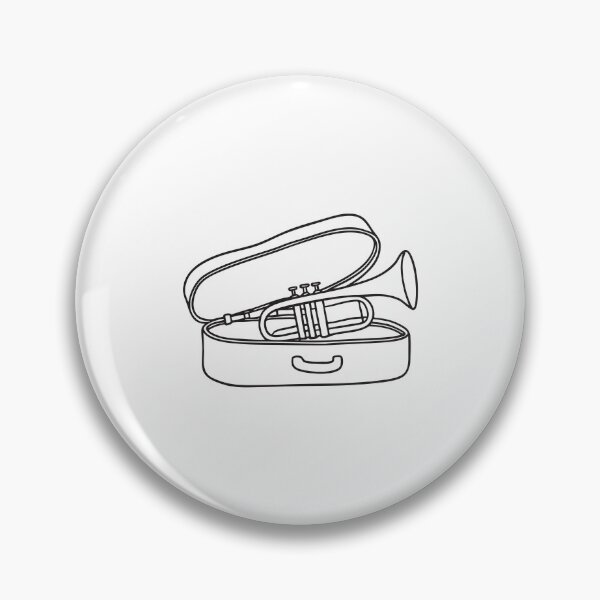 Item preview, Trumpet Resting in Open Carrying Case designed and sold by rasagamastore.