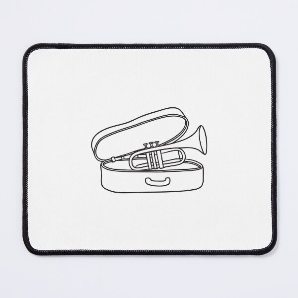 Item preview, Trumpet Resting in Open Carrying Case designed and sold by rasagamastore.