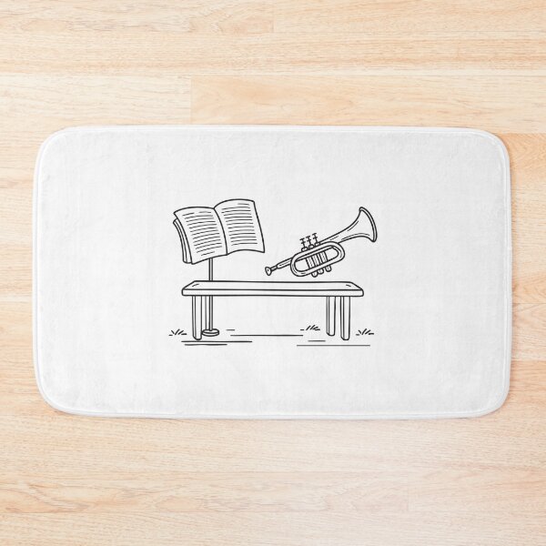 Item preview, Trumpet Beside Music Sheet Stand designed and sold by rasagamastore.
