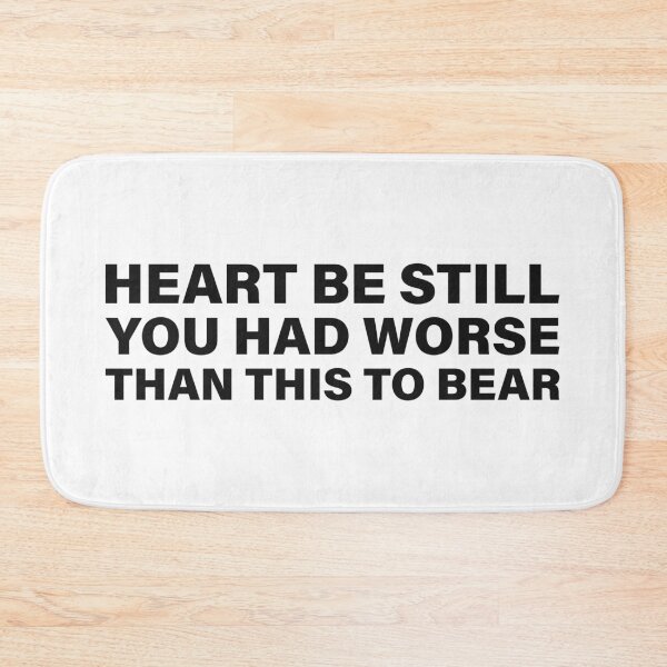 Item preview, Heart, Be Still, You Had Worse Than This to Bear — The Odyssey Quote (White Version) designed and sold by LiteraryRelics.
