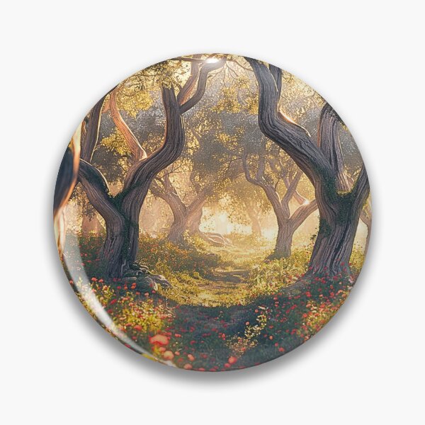 Item preview, Olive Grove Print | Golden Hour Wildflower Mediterranean Art designed and sold by JPrintsInc.