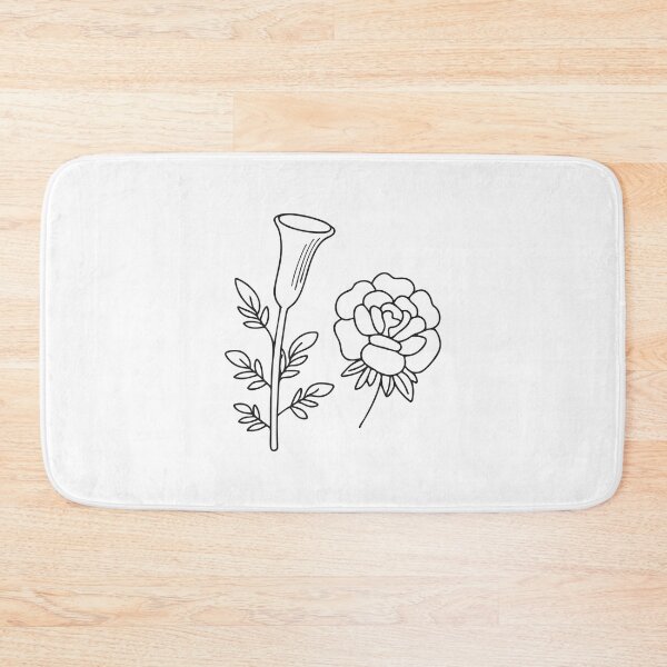 Item preview, Trumpet Vine Beside Blooming Rose Bush designed and sold by rasagamastore.