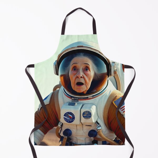 Item preview, Old woman in a space suit in Space designed and sold by Colin Bentham.