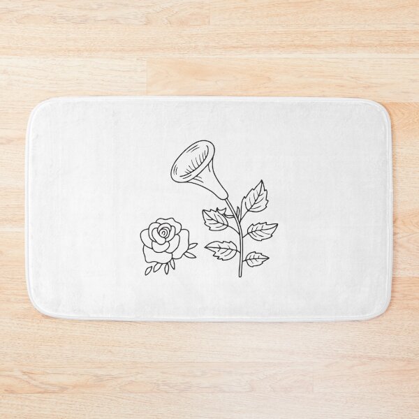 Item preview, Trumpet Vine Growing Beside Rose Bush designed and sold by rasagamastore.