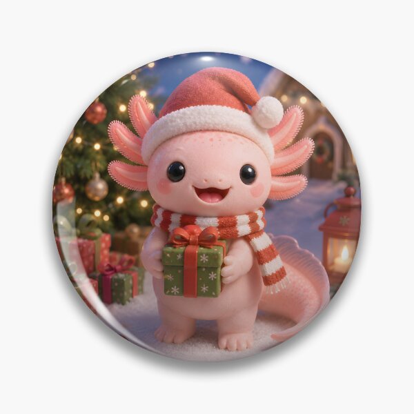 Item preview, 3D Christmas Axolotl designed and sold by Axokris.