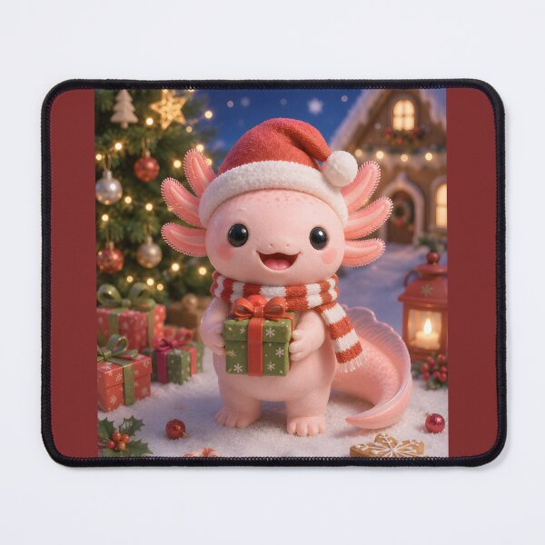Item preview, 3D Christmas Axolotl designed and sold by Axokris.