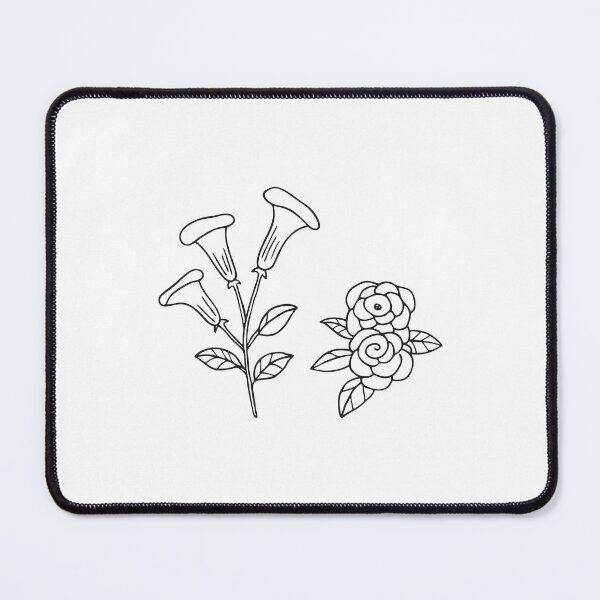 Item preview, Trumpet Vine Near Flowering Rose Bush designed and sold by rasagamastore.