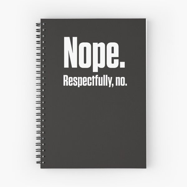 Item preview, Nope. Respectfully No. PDA Autistic Boundary designed and sold by Notty DOT.