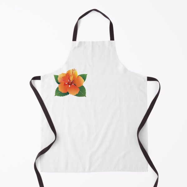 Item preview, Tropical Orange Hibiscus Flower Botanical Illustration designed and sold by vonalvarazs.