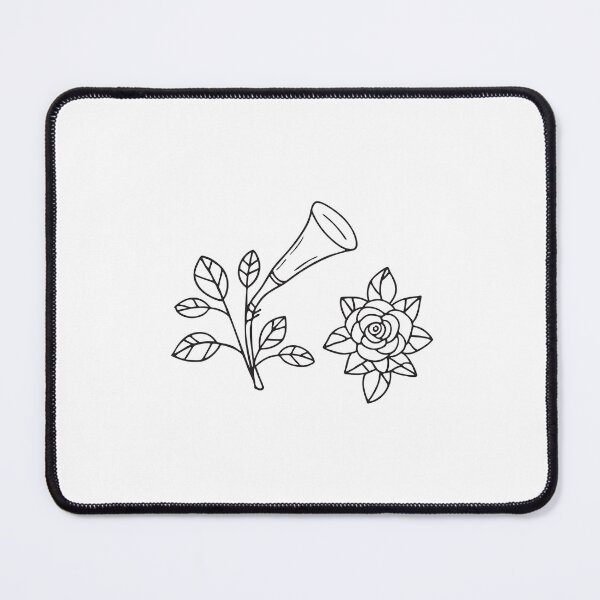 Item preview, Trumpet Vine Close to Rose Flowers designed and sold by rasagamastore.