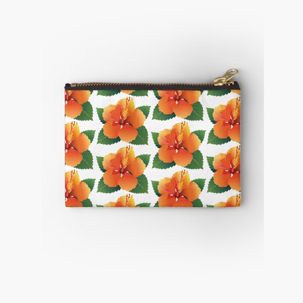 Item preview, Tropical Orange Hibiscus Flower Botanical Illustration designed and sold by vonalvarazs.