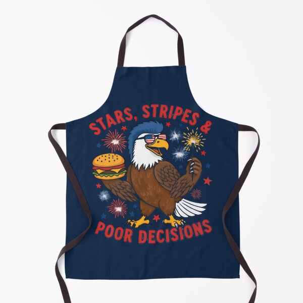 Item preview, Stars Stripes & Poor Decisions Bald Eagle Shirt – Funny Patriotic Eagle T-shirt designed and sold by ZyxDes.