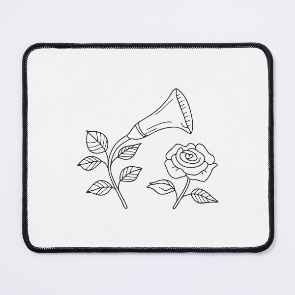Item preview, Trumpet Vine Beside Garden Rose Bush designed and sold by rasagamastore.