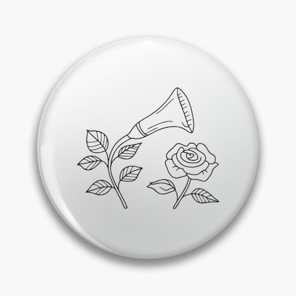 Item preview, Trumpet Vine Beside Garden Rose Bush designed and sold by rasagamastore.