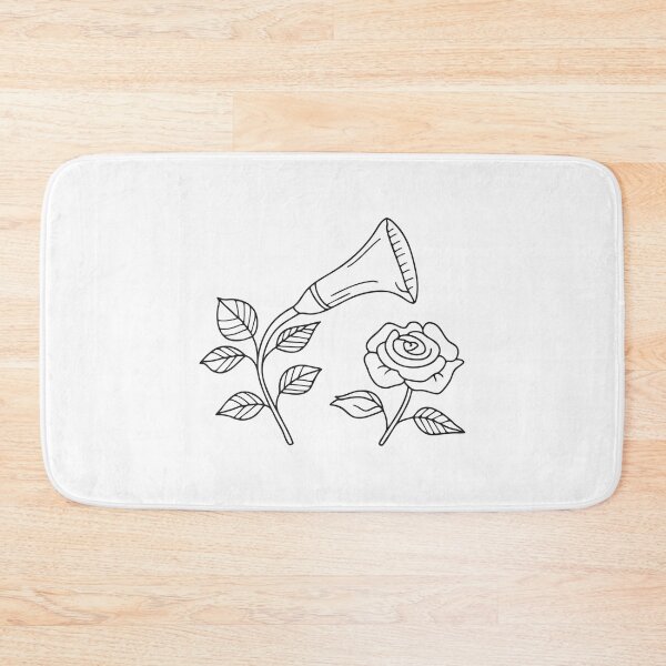 Item preview, Trumpet Vine Beside Garden Rose Bush designed and sold by rasagamastore.