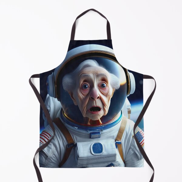 Item preview, Old woman in a space suit in Space designed and sold by Colin Bentham.