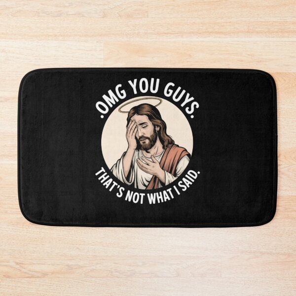 Item preview, OMG You Guys Jesus Funny Misquoted Religion Meme Design designed and sold by bluither.