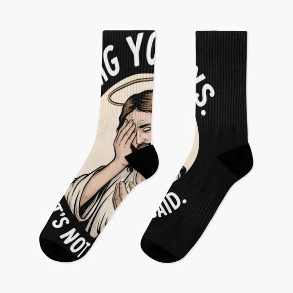 Item preview, OMG You Guys Jesus Funny Misquoted Religion Meme Design designed and sold by bluither.