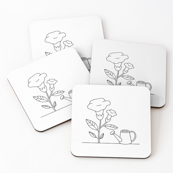 Item preview, Trumpet Vine Beside Watering Can designed and sold by rasagamastore.