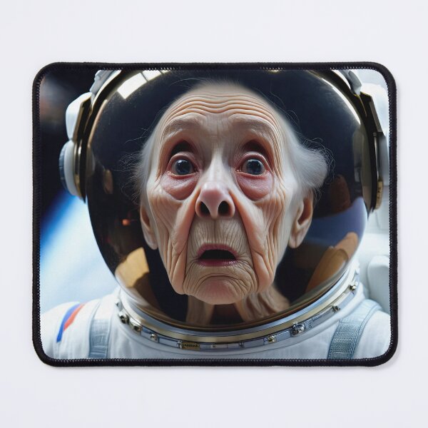 Item preview, Old woman in a space suit in Space designed and sold by Colin Bentham.
