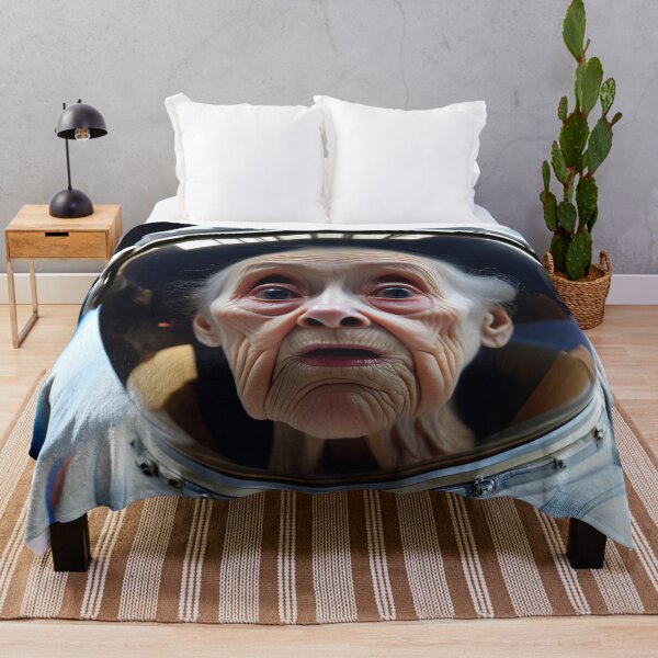 Item preview, Old woman in a space suit in Space designed and sold by Colin Bentham.