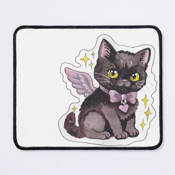 Item preview, black cat art designed and sold by Darkfully-Done.