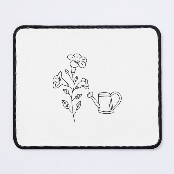 Item preview, Watering Can Next to Trumpet Vine designed and sold by rasagamastore.