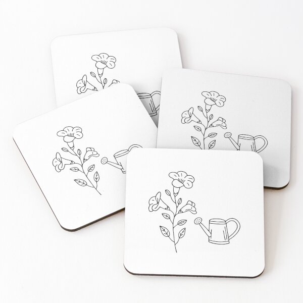Item preview, Watering Can Next to Trumpet Vine designed and sold by rasagamastore.