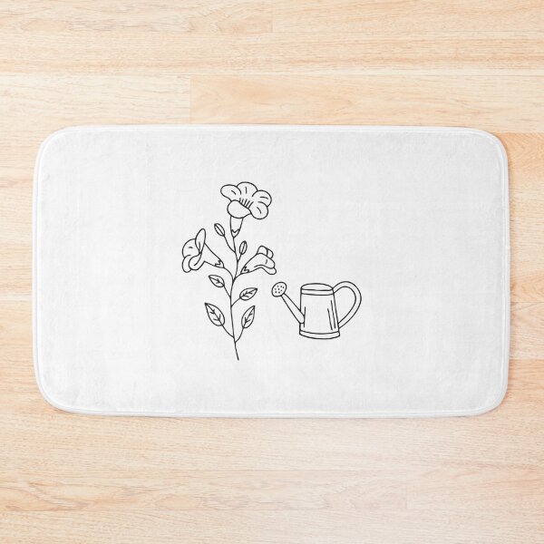 Item preview, Watering Can Next to Trumpet Vine designed and sold by rasagamastore.