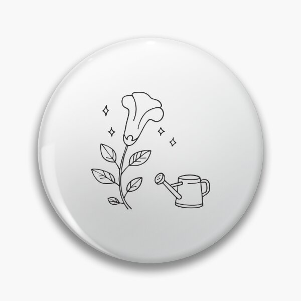 Item preview, Trumpet Vine Near Garden Watering Can designed and sold by rasagamastore.