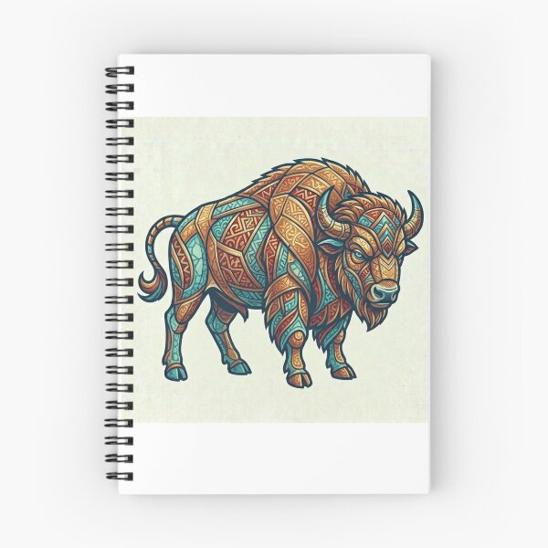 Item preview, Vibrant Bison Illustration designed and sold by BoldConcept43.