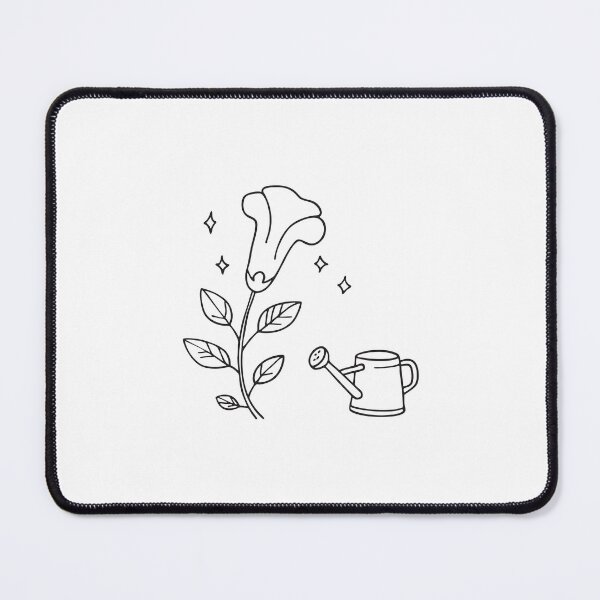 Item preview, Trumpet Vine Near Garden Watering Can designed and sold by rasagamastore.