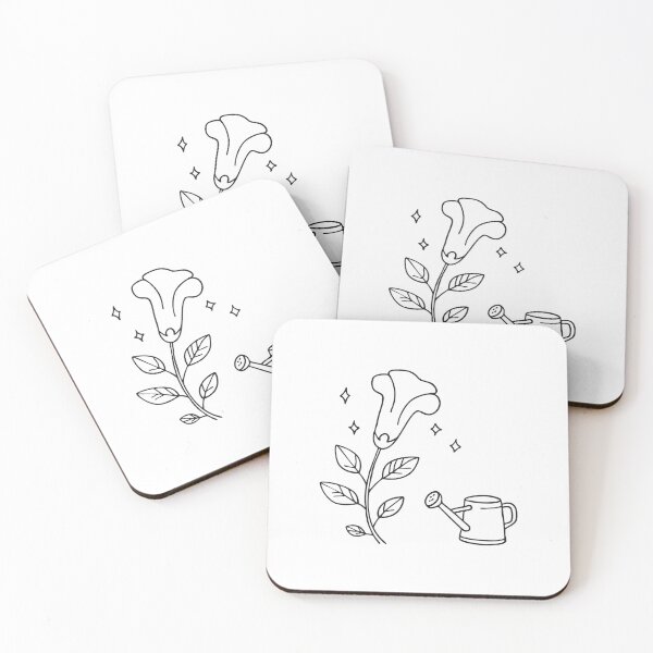 Item preview, Trumpet Vine Near Garden Watering Can designed and sold by rasagamastore.