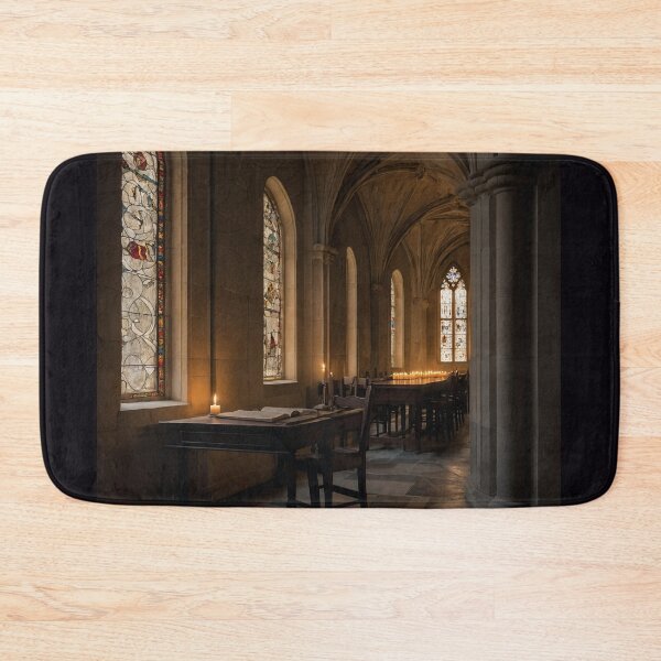 Item preview, White Crow Reading Gothic Stone Scriptorium designed and sold by GeoWhimsy Studio.