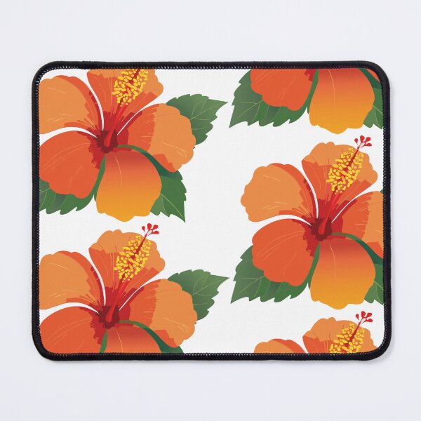 Item preview, Vibrant Orange Hibiscus Tropical Summer Floral designed and sold by vonalvarazs.