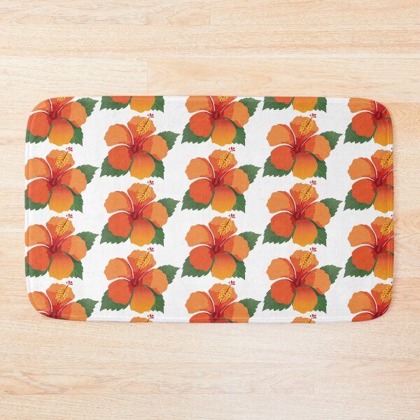 Item preview, Vibrant Orange Hibiscus Tropical Summer Floral designed and sold by vonalvarazs.