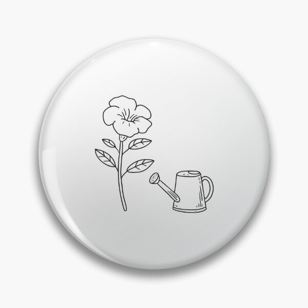 Item preview, Trumpet Vine Beside Garden Watering Can designed and sold by rasagamastore.