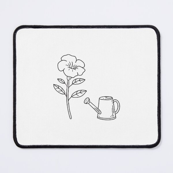Item preview, Trumpet Vine Beside Garden Watering Can designed and sold by rasagamastore.