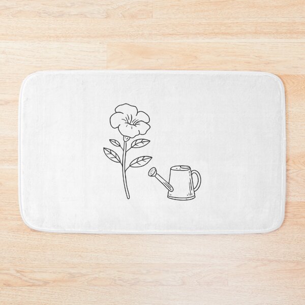 Item preview, Trumpet Vine Beside Garden Watering Can designed and sold by rasagamastore.