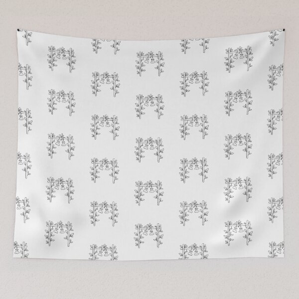 Item preview, Trumpet Vine Winding Around Trellis designed and sold by rasagamastore.
