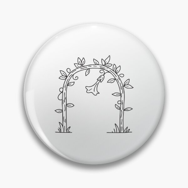 Item preview, Trumpet Vine Creeping Through Wooden Arch designed and sold by rasagamastore.