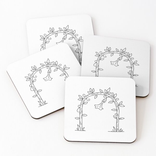 Item preview, Trumpet Vine Creeping Through Wooden Arch designed and sold by rasagamastore.