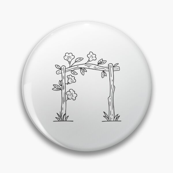 Item preview, Trumpet Vine Winding Through Garden Arch designed and sold by rasagamastore.